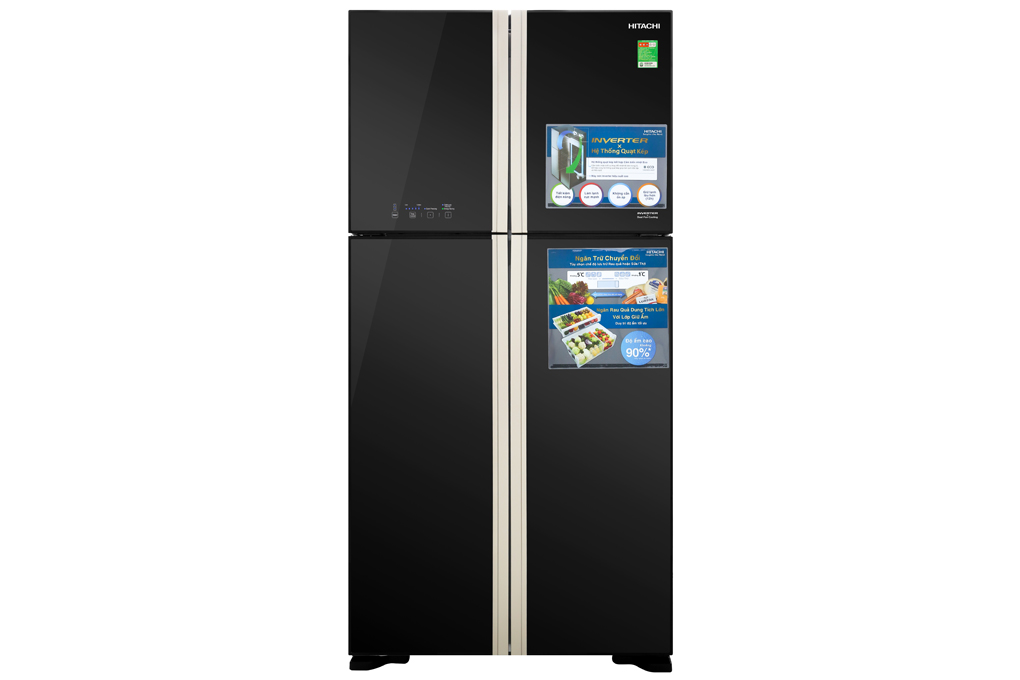 Tủ lạnh Hitachi Inverter 509 lít Multi Door R-FW650PGV8(GBK)